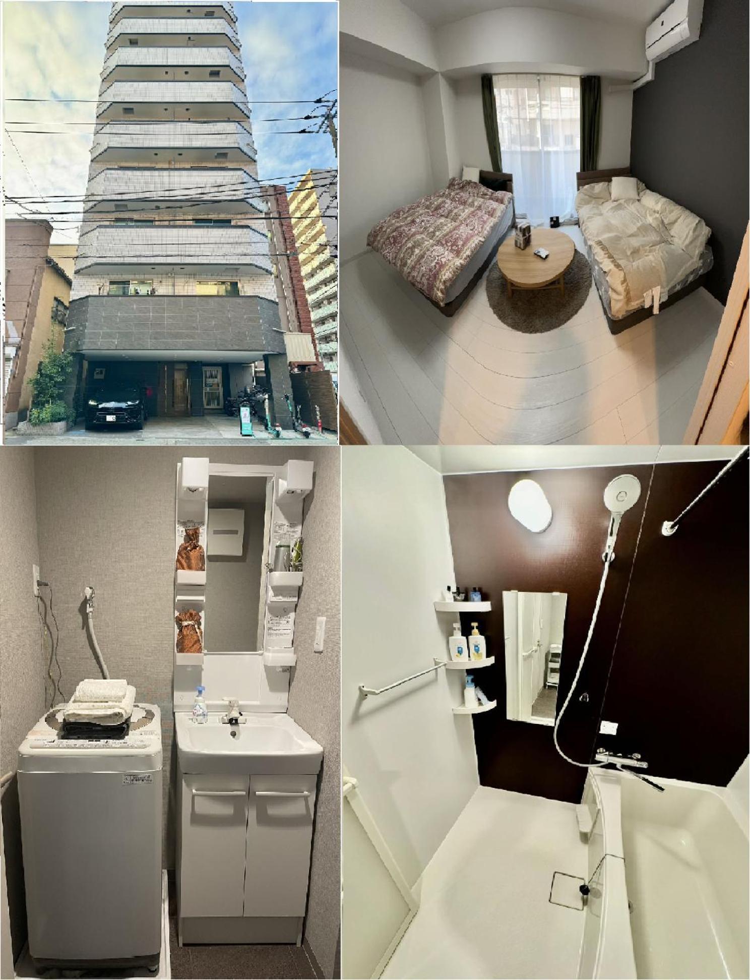 Calum Asakusa Imado Tokyoカルム浅草今戸ツインルーム新築民泊東京浅草隅田川今戸神社近くスカイツリー見えるコンビニコインランドリー近くある浅草駅まで徒歩圏内アクセス便利成田空港羽田空港銀座渋谷東京駅直通 מראה חיצוני תמונה